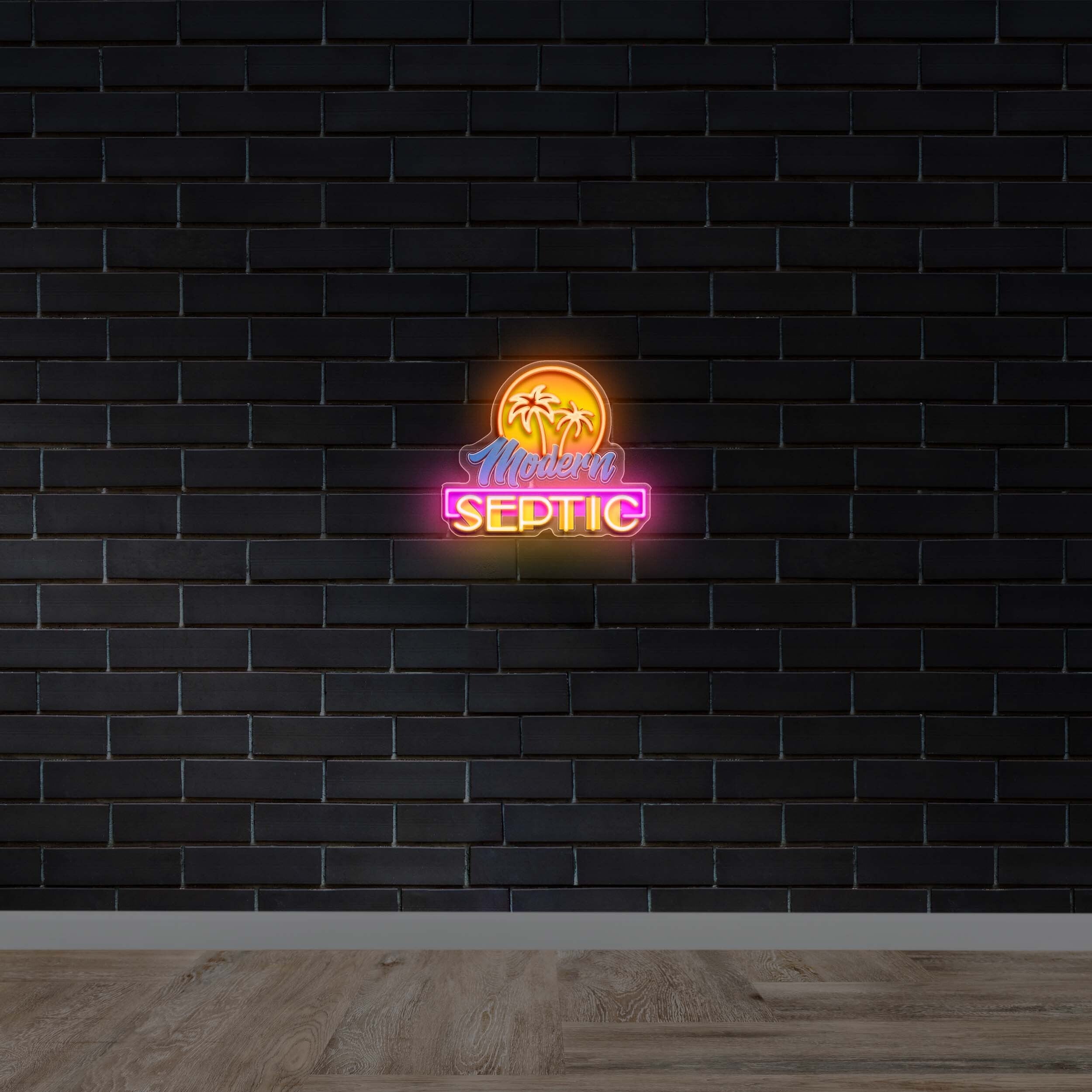 Modern Septic - Premium Neon Artwork