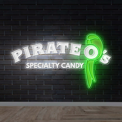Pirate O's Specialty Candy - Premium Neon Artwork