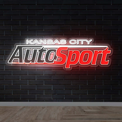 Kansas City AutoSport – Premium Neon Artwork