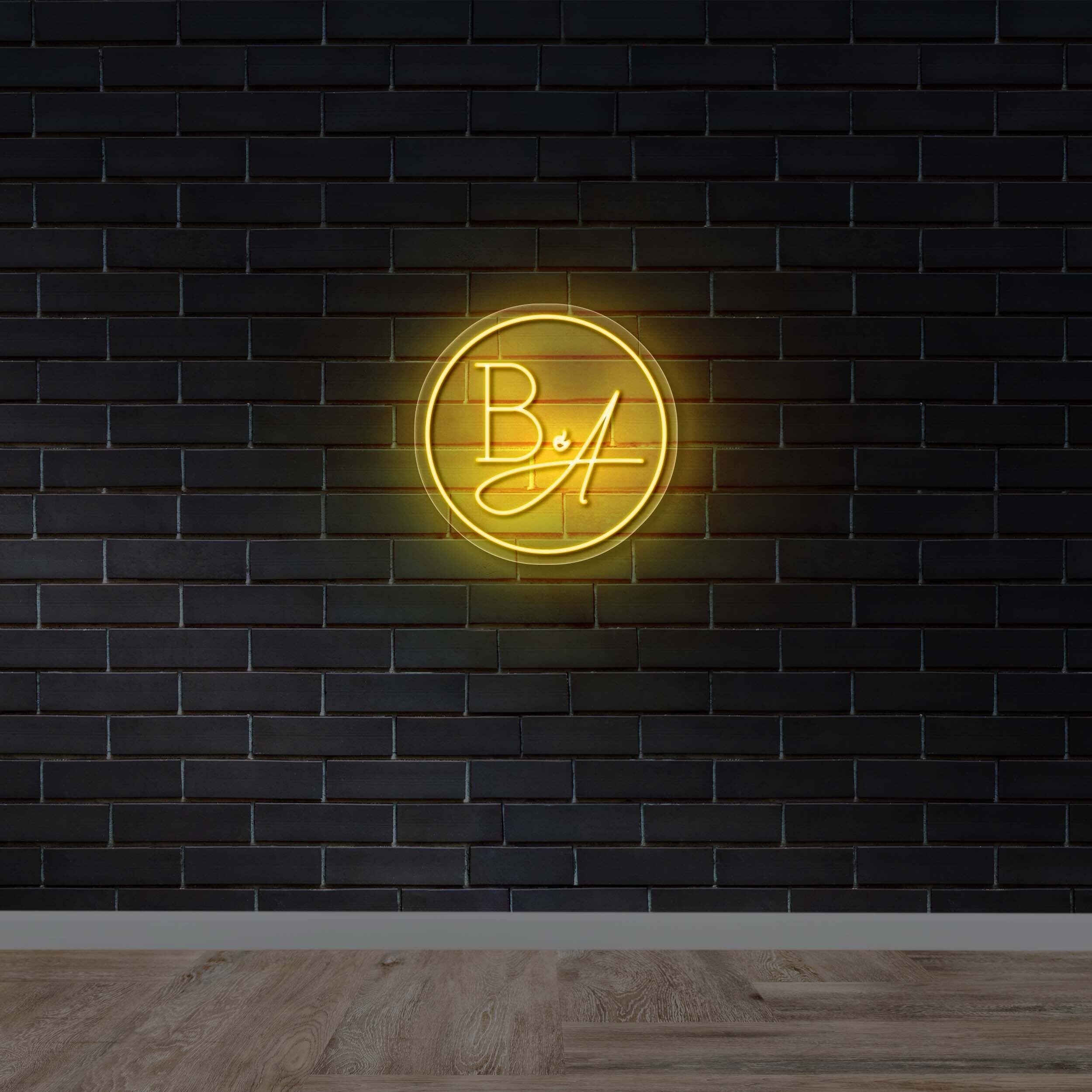 B & A - Premium Neon Artwork
