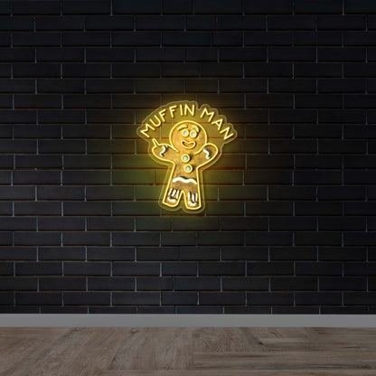 Muffin Man - Premium Neon Artwork