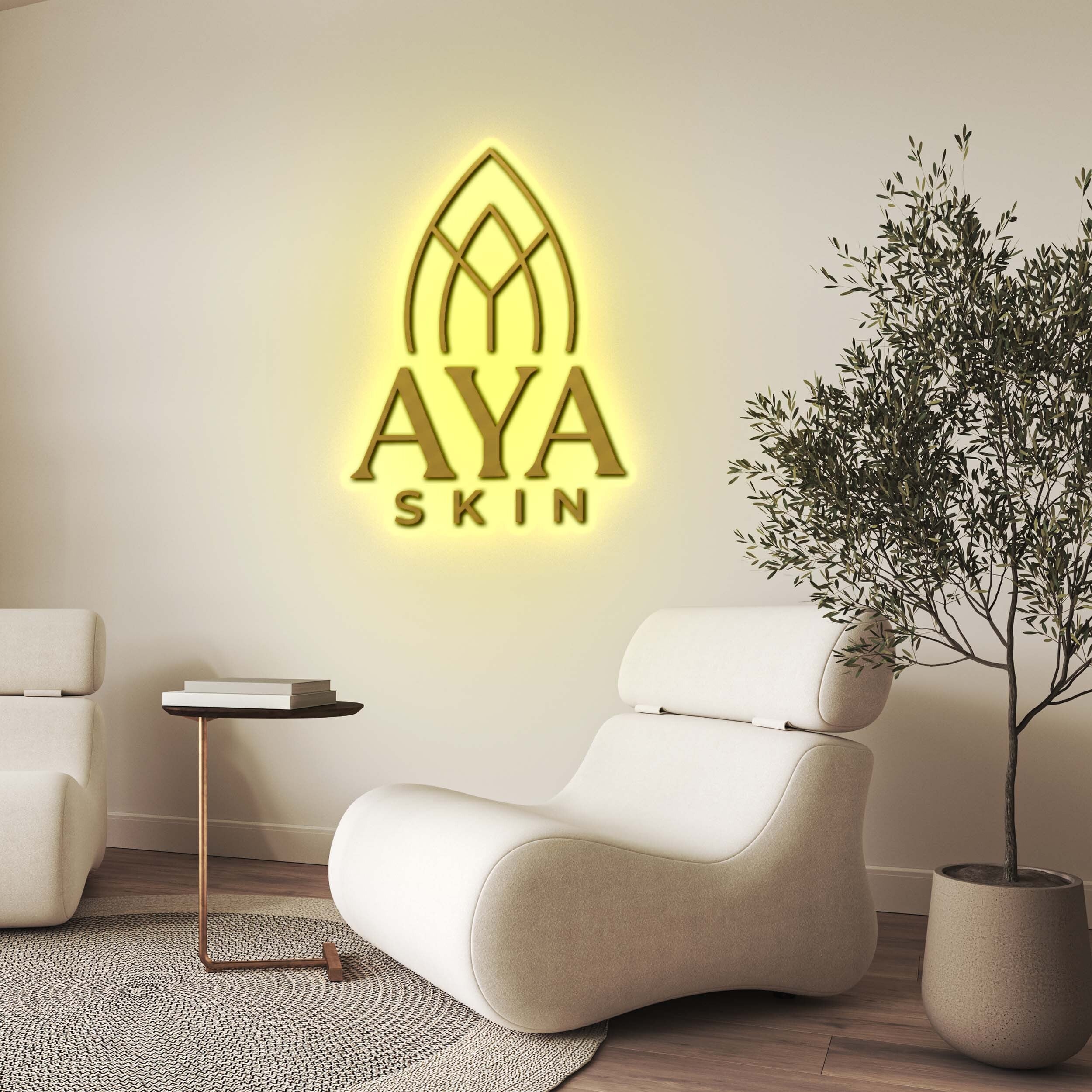 Aya Skin | Backlit Version - Premium Neon Artwork