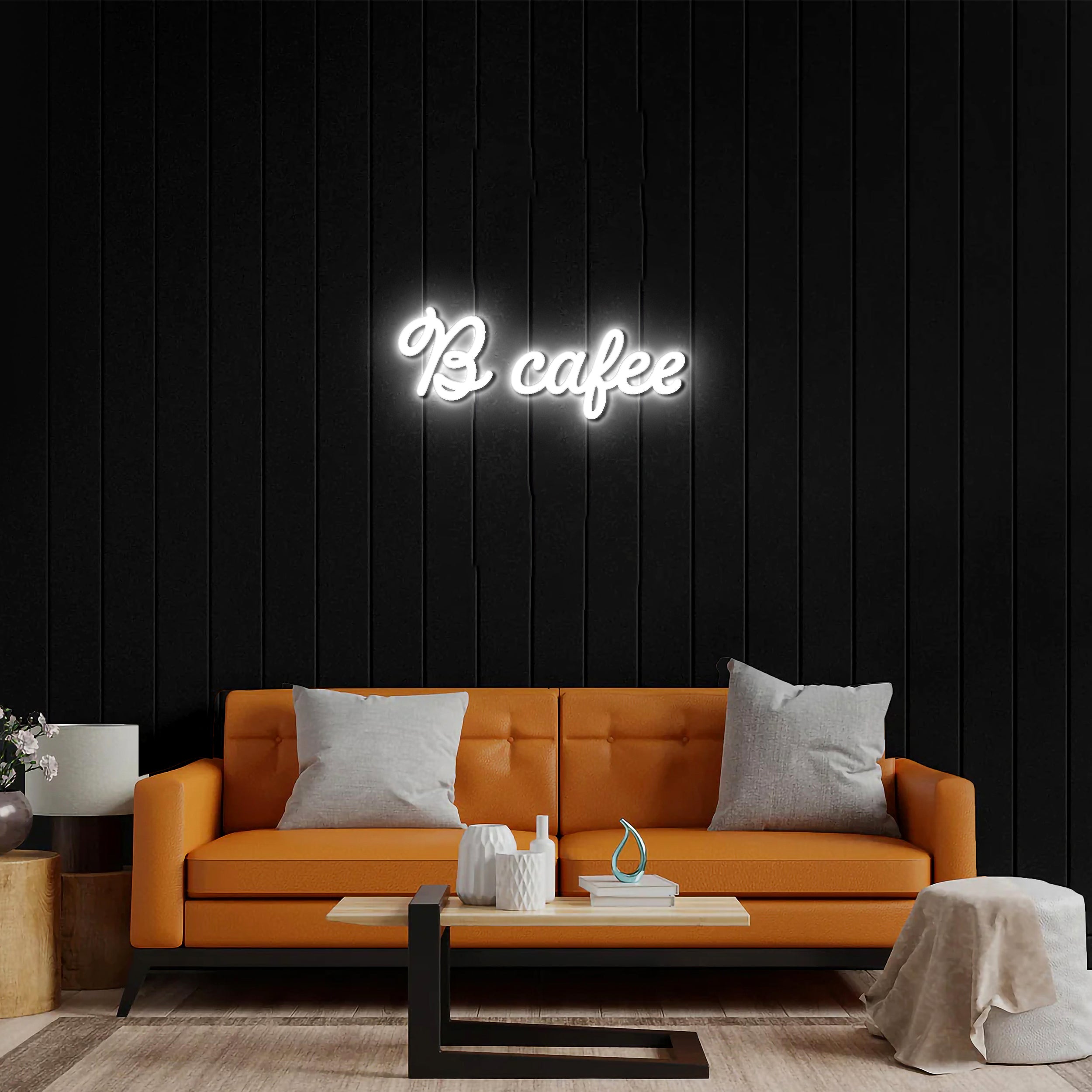 B cafee - Premium Neon Artwork