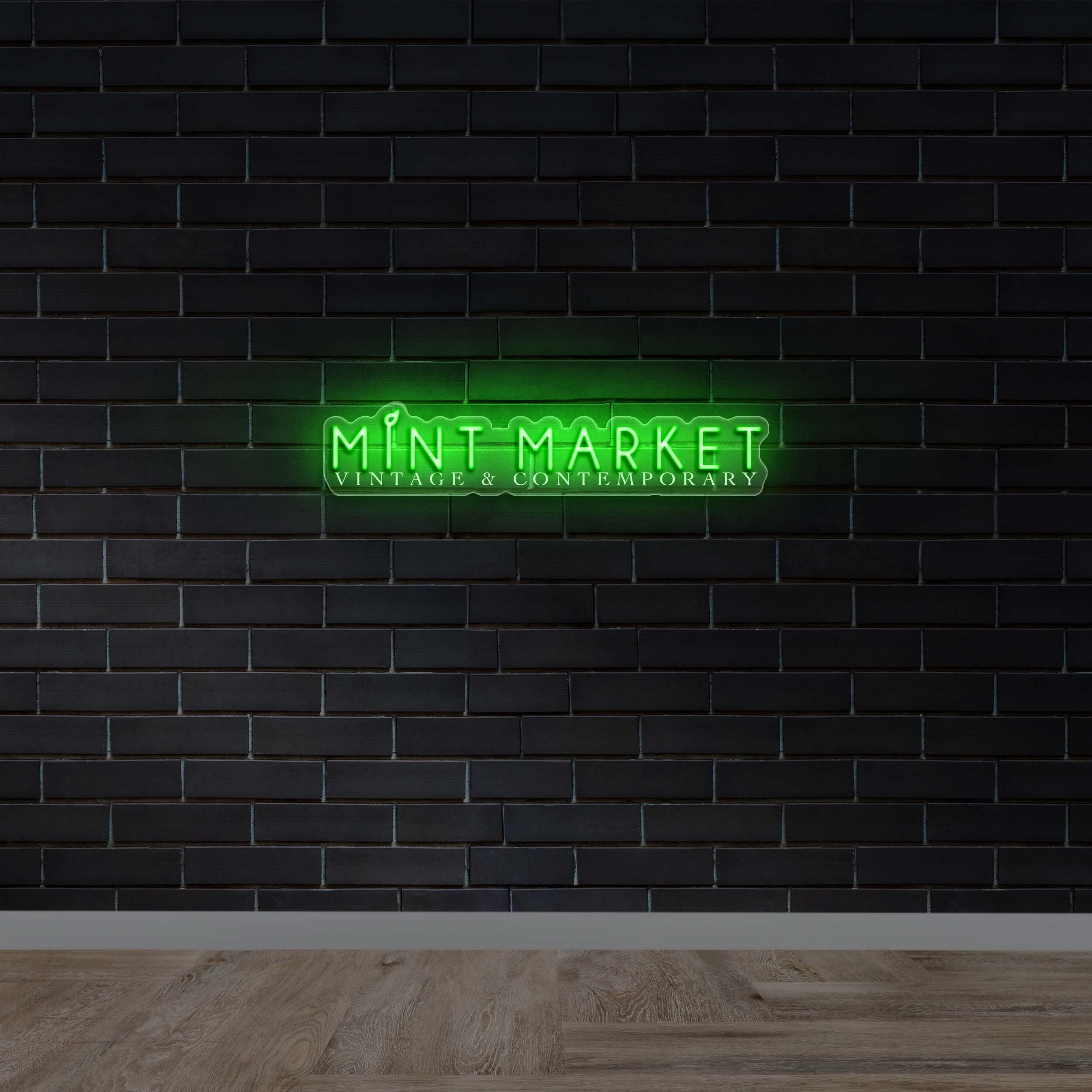 Mint Market - Premium Neon Artwork