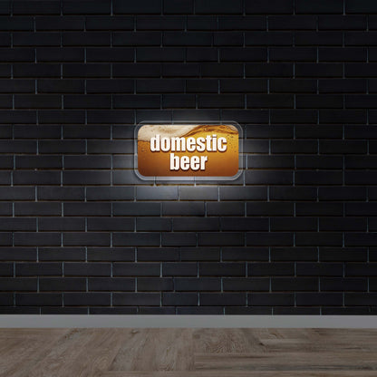 Backlit Drink Display Signs - Premium Neon Artwork