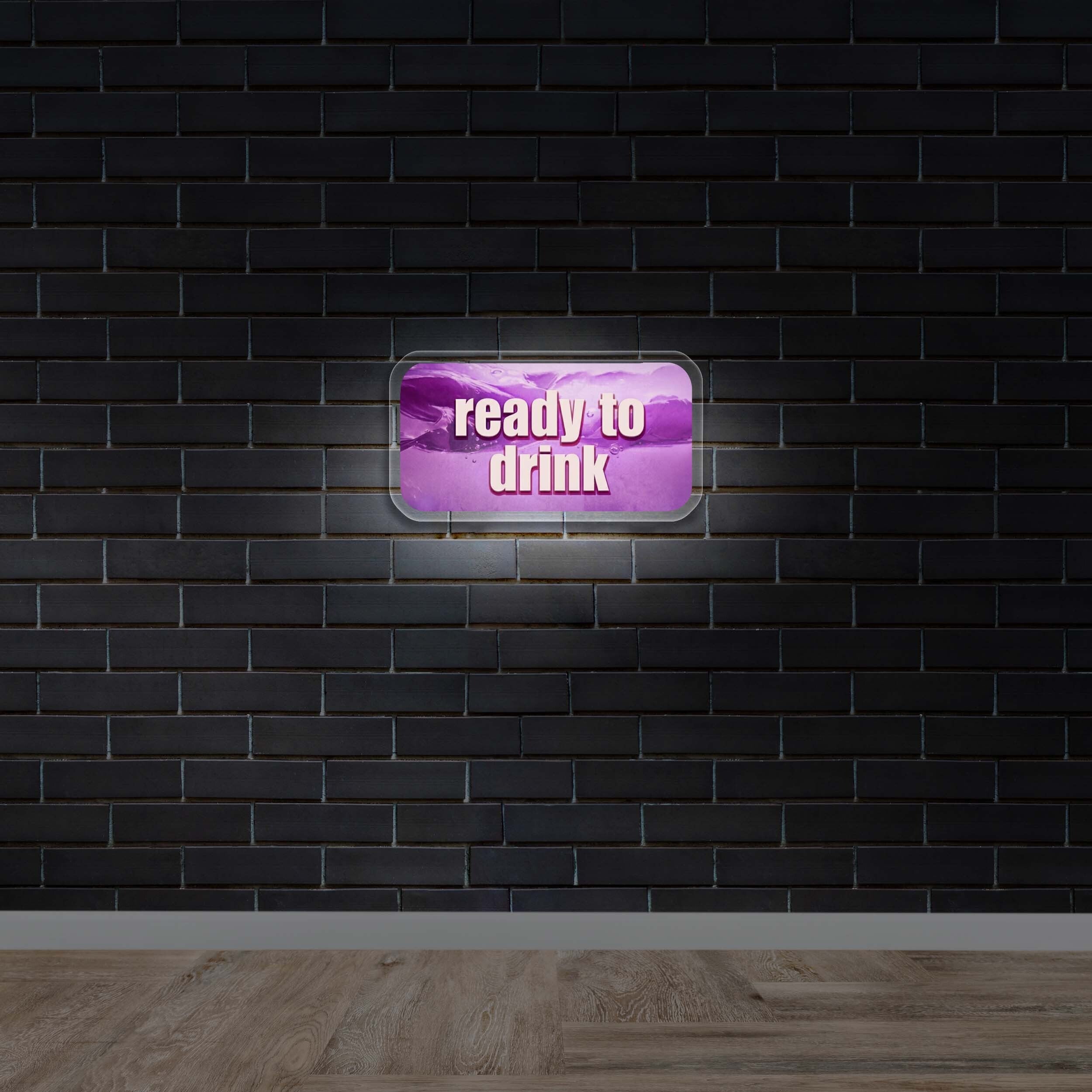 Backlit Drink Display Signs - Premium Neon Artwork
