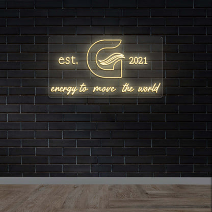 energy to move the world - Premium Neon Artwork