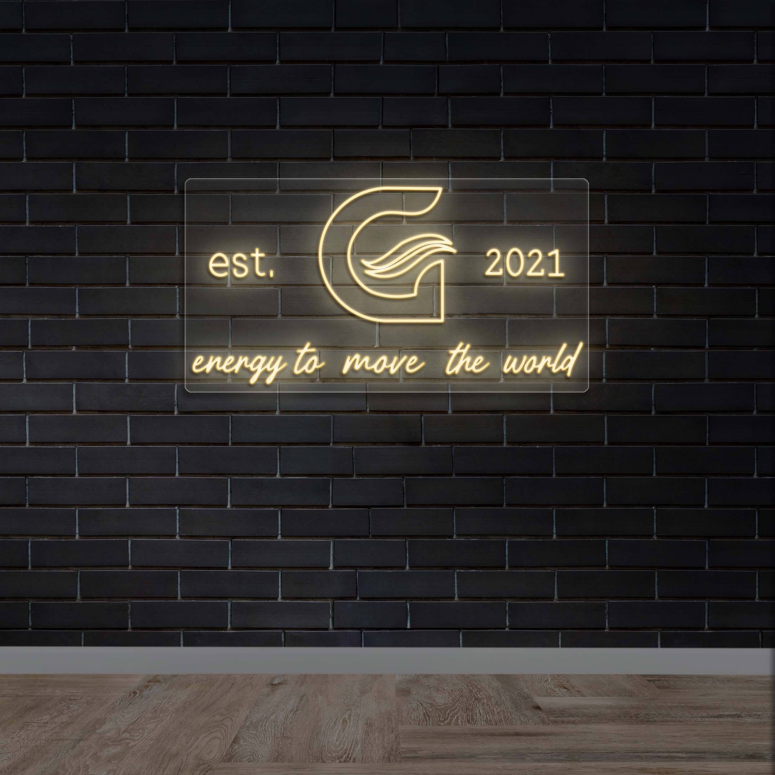 energy to move the world | 2nd Version - Premium Neon Artwork