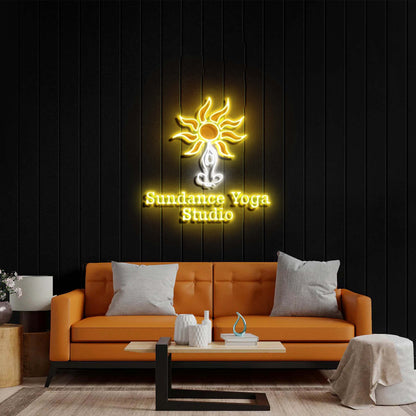 Sundance Yoga Studio - Premium Neon Artwork
