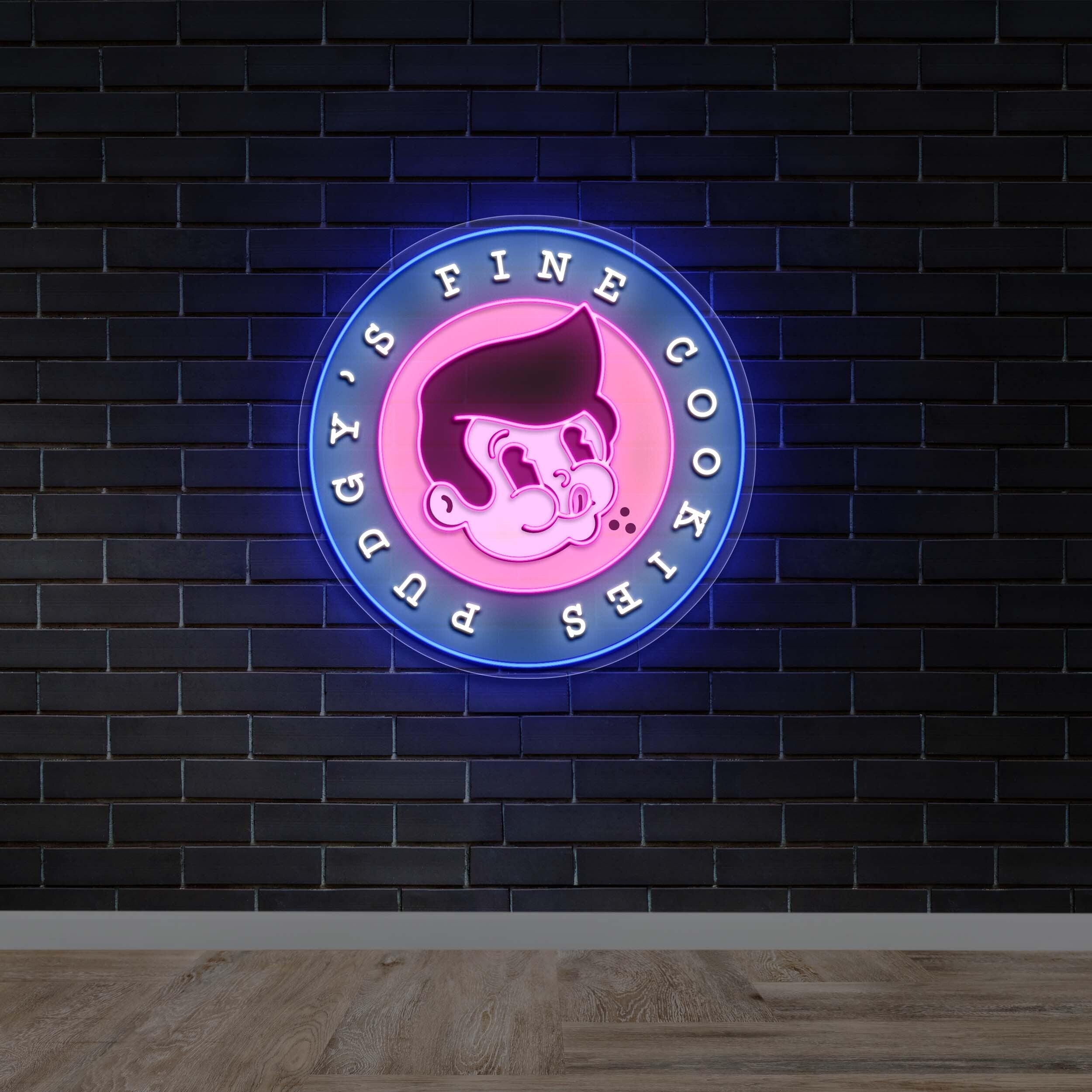 Pudgy’s Fine Cookies - Premium Neon Artwork