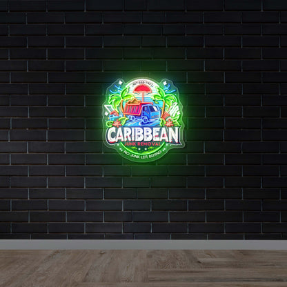 Caribbean Junk Removal - Premium Neon Artwork