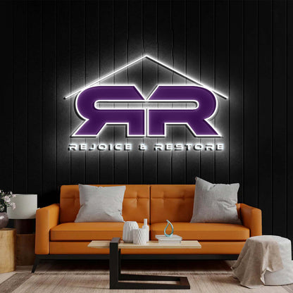 REJOICE & RESTORE - Premium Neon Artwork