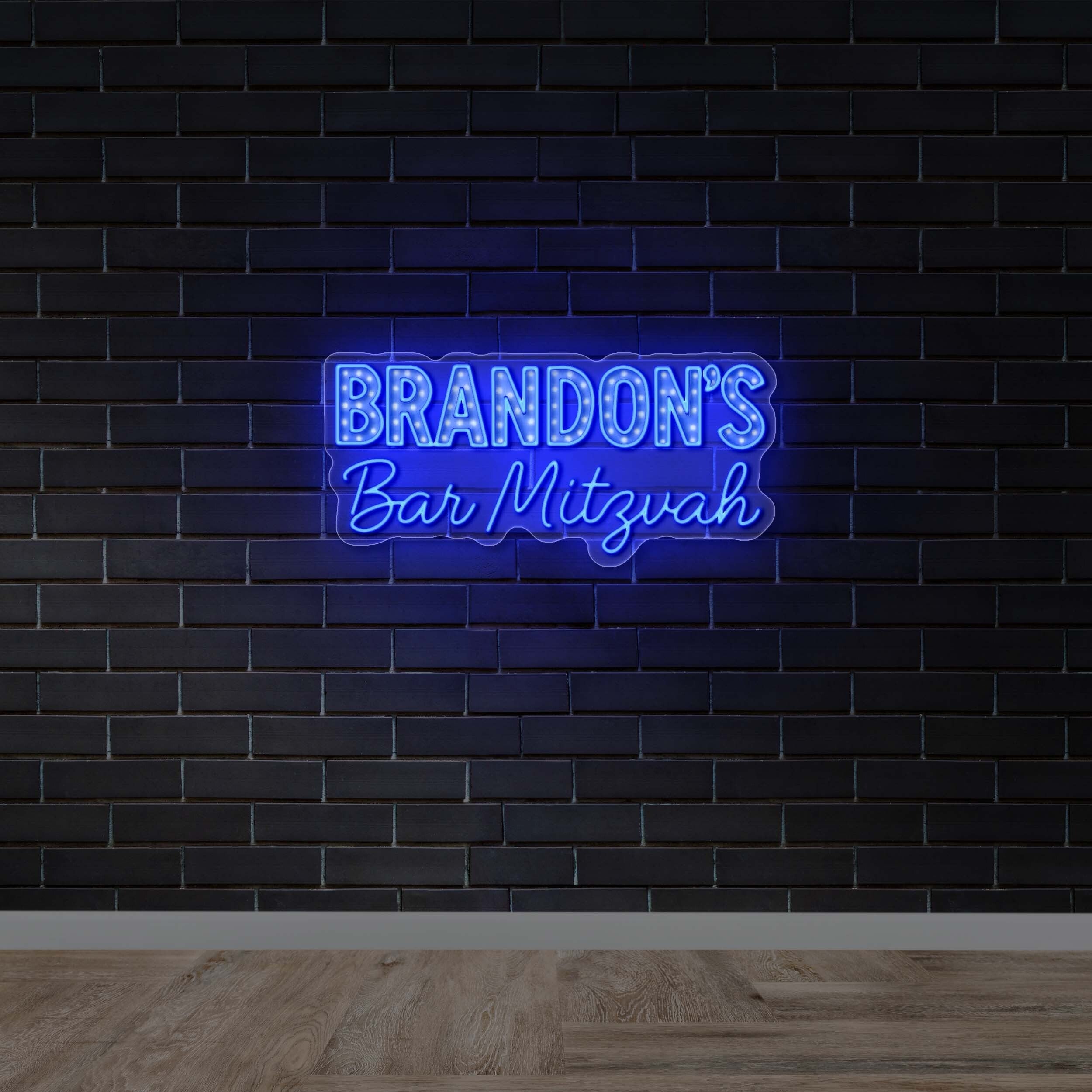 BRANDON'S BAR MITZVAH - Premium Neon Artwork