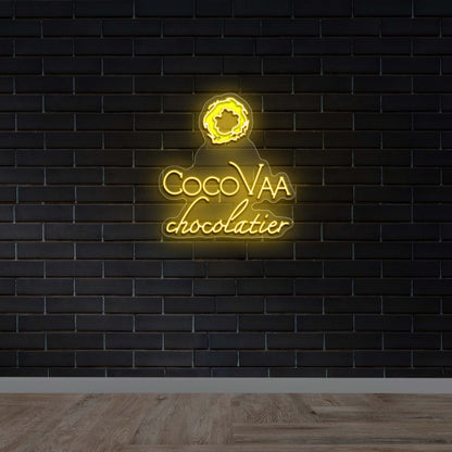 Coco VAA Chocolatier - Premium Neon Artwork