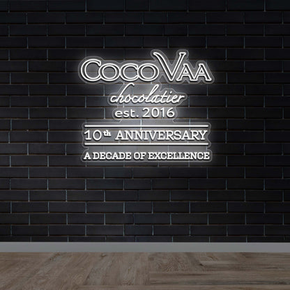 Coco VAA Chocolatier est 2016 - Premium Neon Artwork