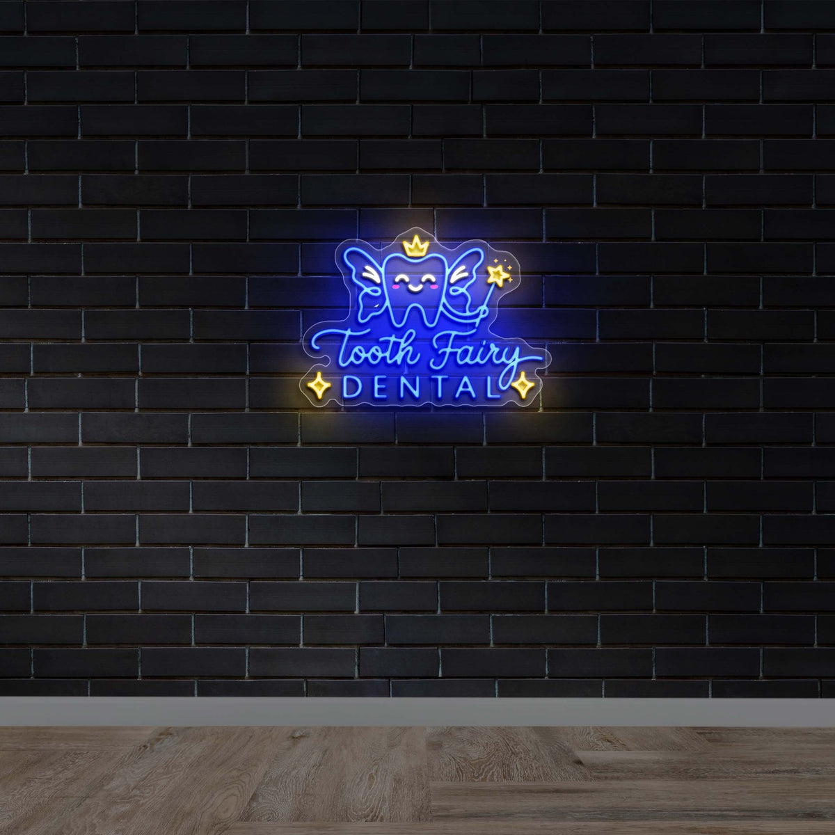 Tooth Fairy Dental - Premium Neon Artwork
