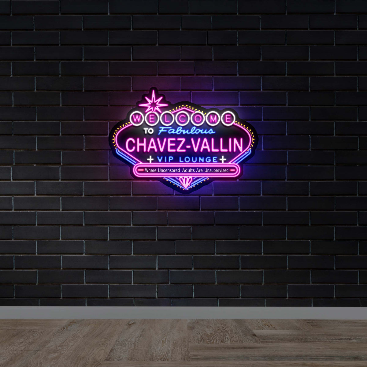 CHAVEZ-VALLIN | 2nd Version - Premium Neon Artwork
