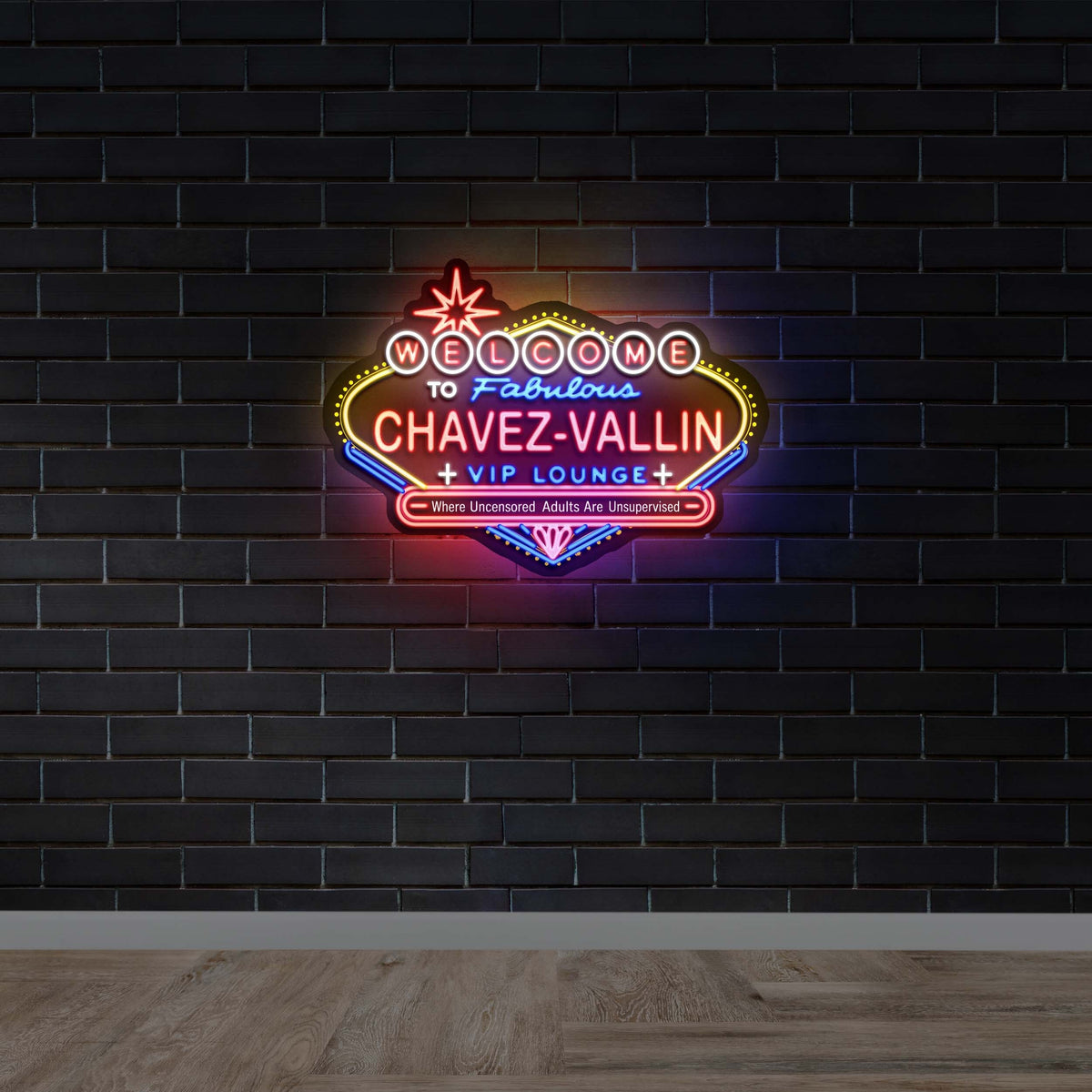 CHAVEZ-VALLIN | 2nd Version - Premium Neon Artwork
