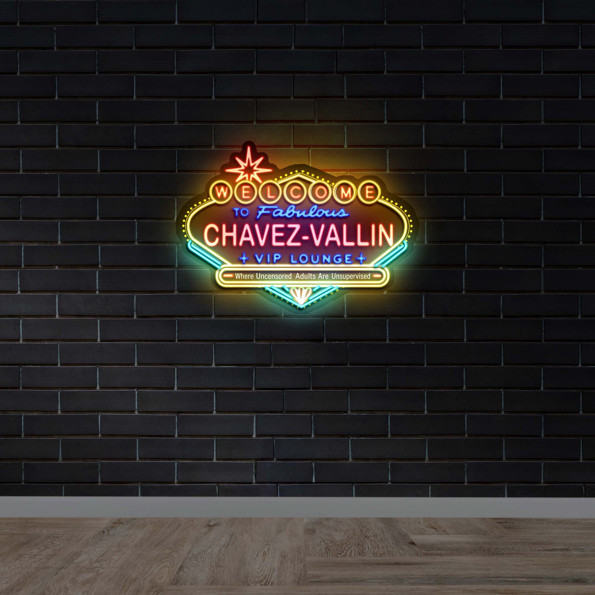 CHAVEZ-VALLIN | 2nd Version - Premium Neon Artwork