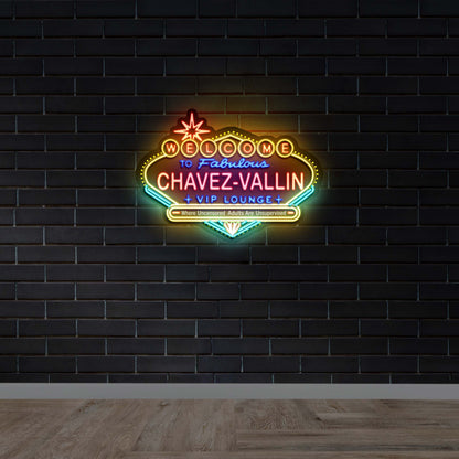 CHAVEZ-VALLIN | 2nd Version - Premium Neon Artwork