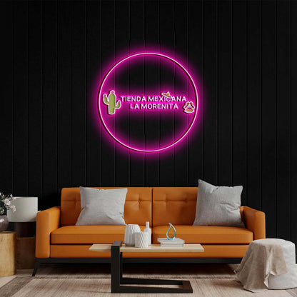 TIENDA MEXICANA - Premium Neon Artwork