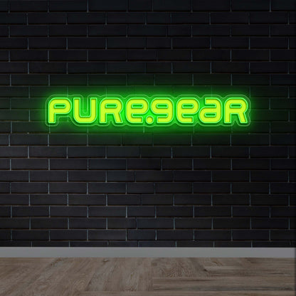 PURE.GEAR - Premium Neon Artwork