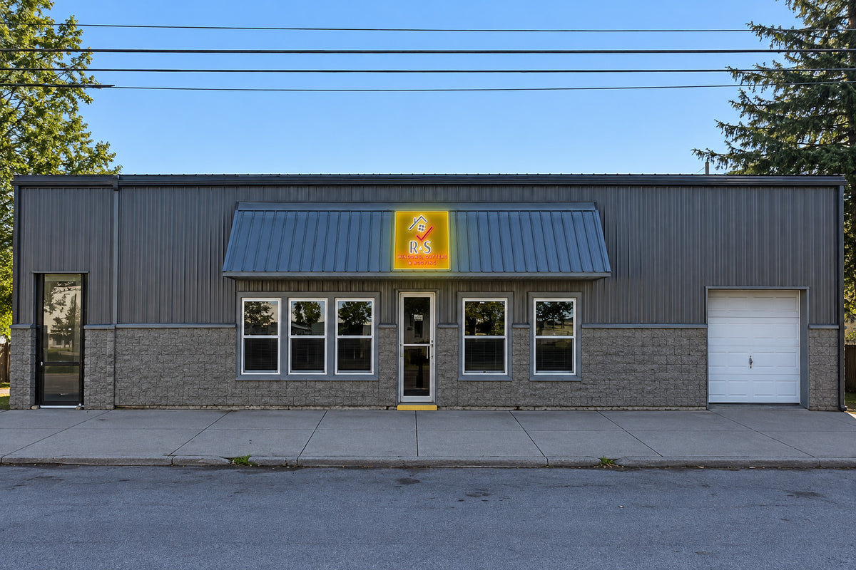 R&S Windows, Gutters & Roofing - Premium Neon Artwork