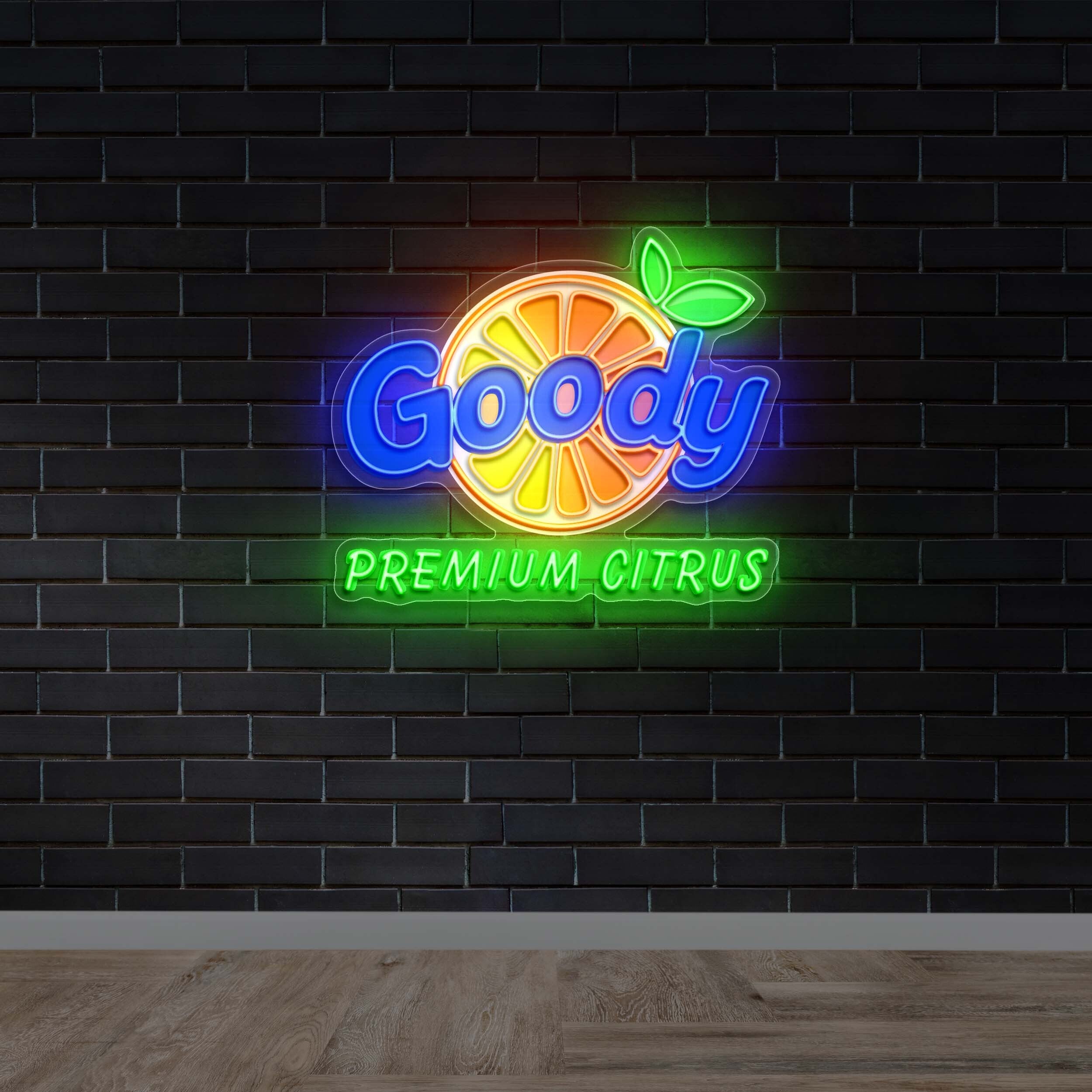 Goody Premium Citrus - Premium Neon Artwork
