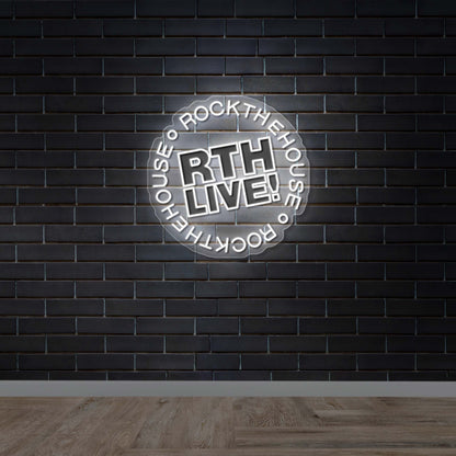 RTH LIVE - Premium Neon Artwork