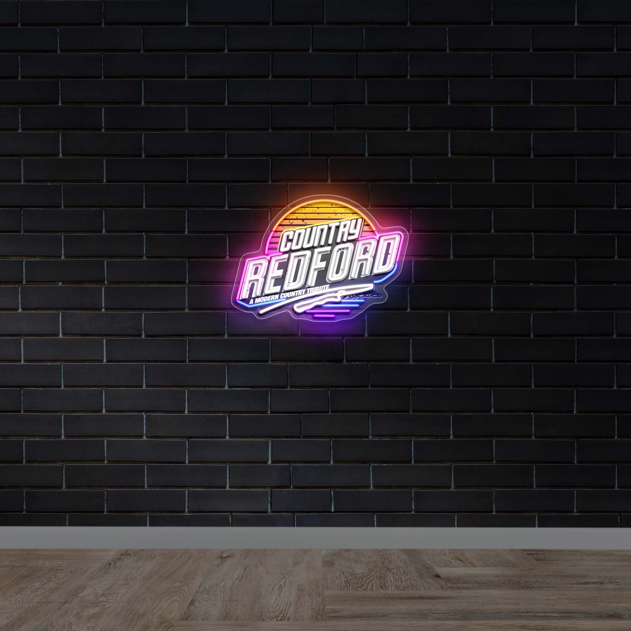 COUNTRY REDFORD - Premium Neon Artwork