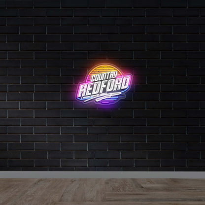COUNTRY REDFORD - Premium Neon Artwork
