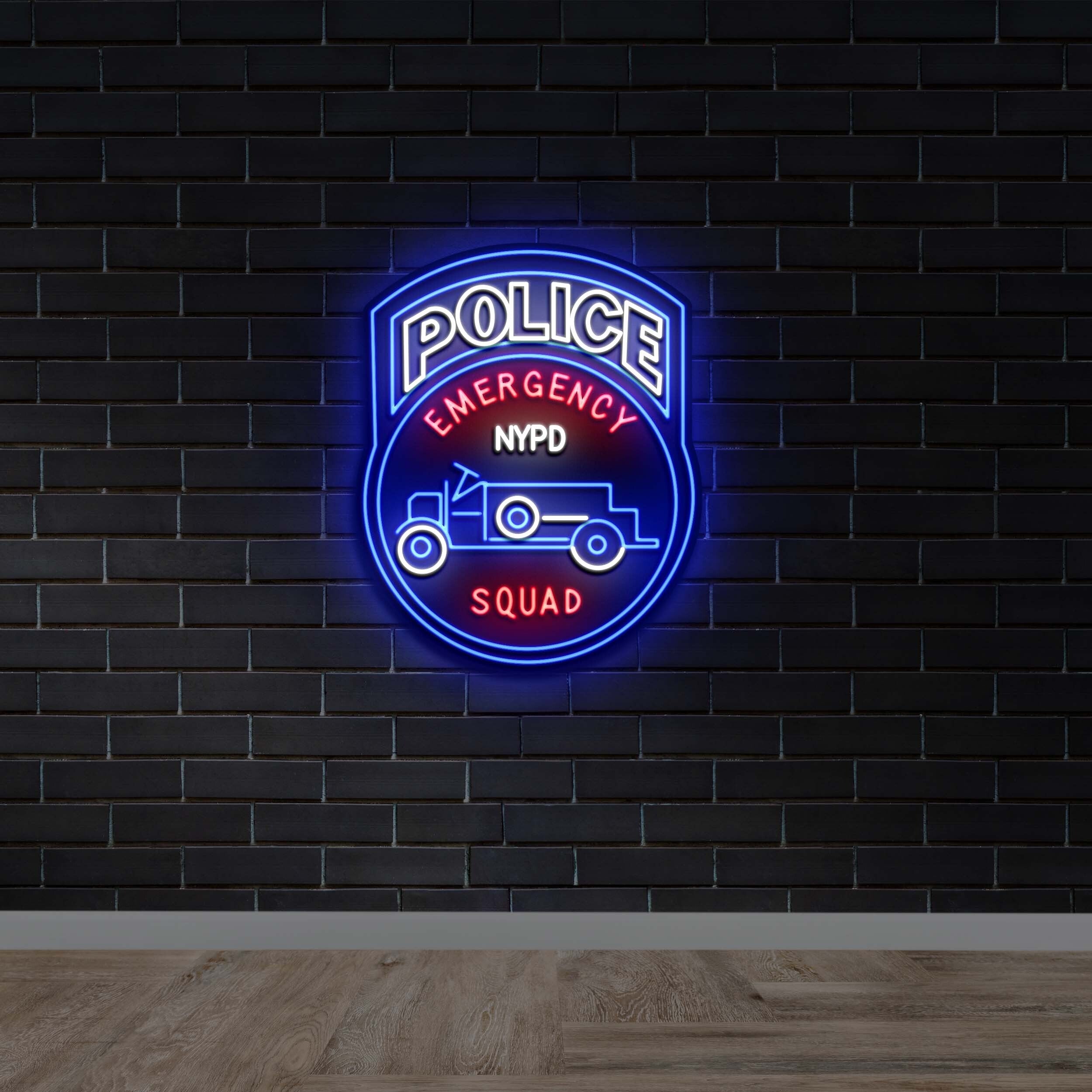 POLICE - Premium Neon Artwork