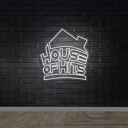 HOUSE OF HITS - Premium Neon Artwork