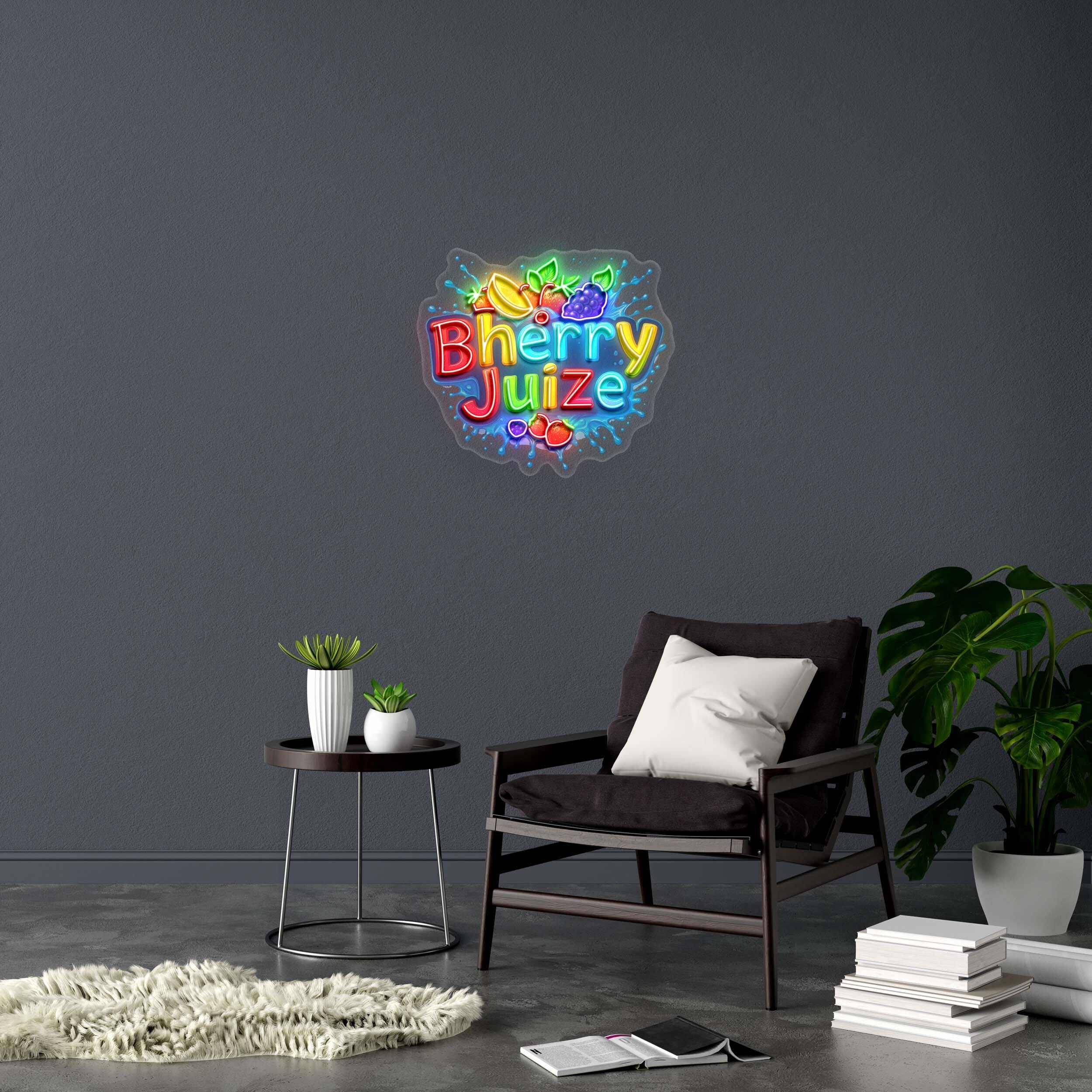 Bherry Juize - Premium Neon Artwork