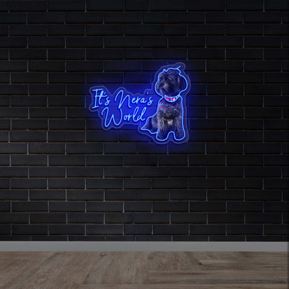 It’s Nera’s world - Premium Neon Artwork