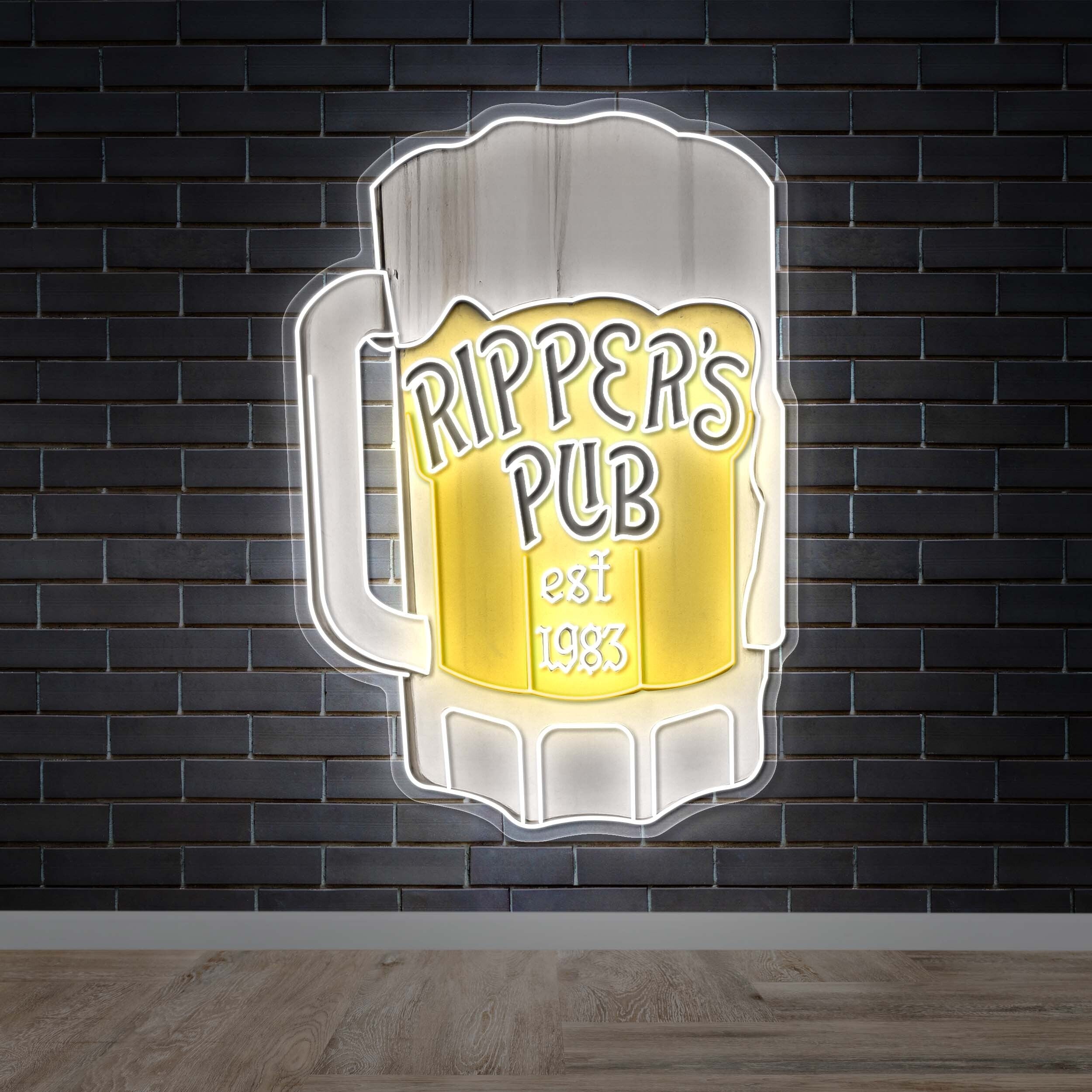RIPPER'S PUB - Premium Neon Artwork