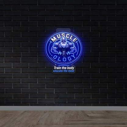 Muscle Ology - Premium Neon Artwork