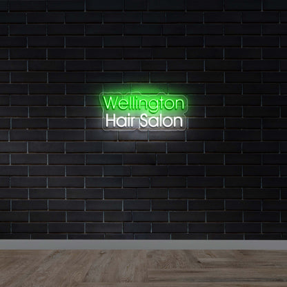 Wellington Hair Salon - Premium Neon Artwork