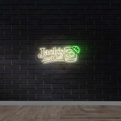 Jack's Last Call - Premium Neon Artwork