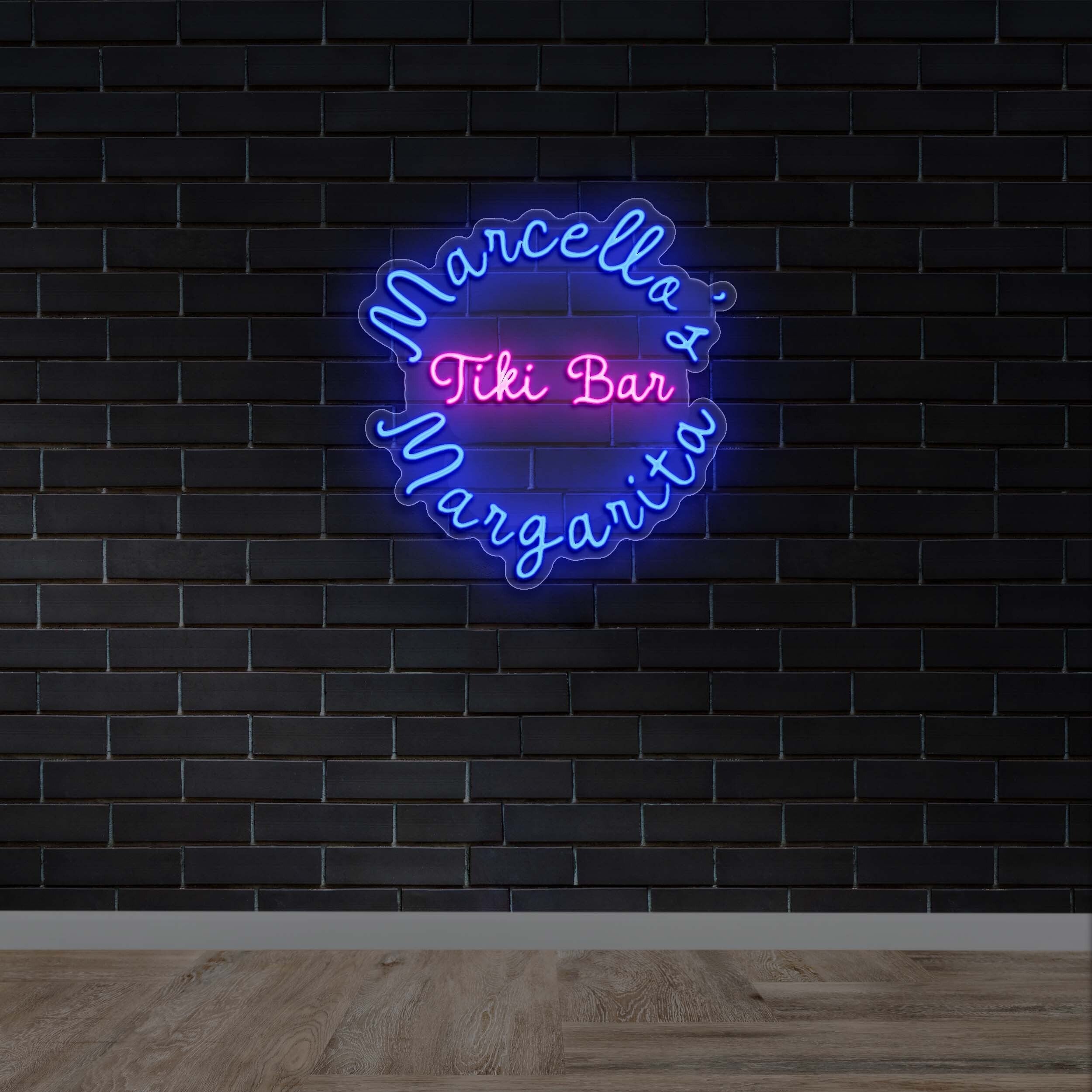 Marcello's Margarita Tiki Bar | Circular - Premium Neon Artwork