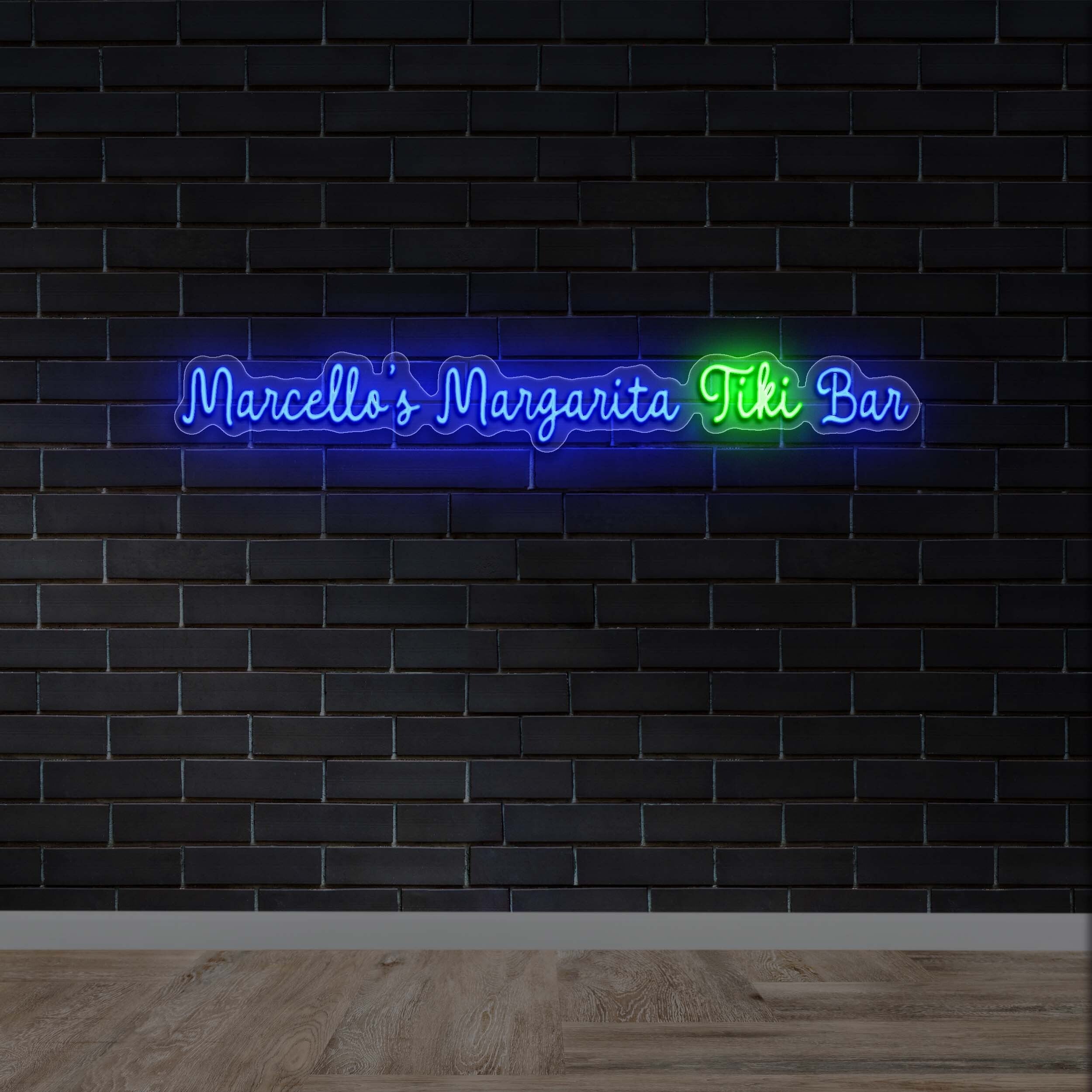Marcello's Margarita Tiki Bar | 2nd version - Premium Neon Artwork