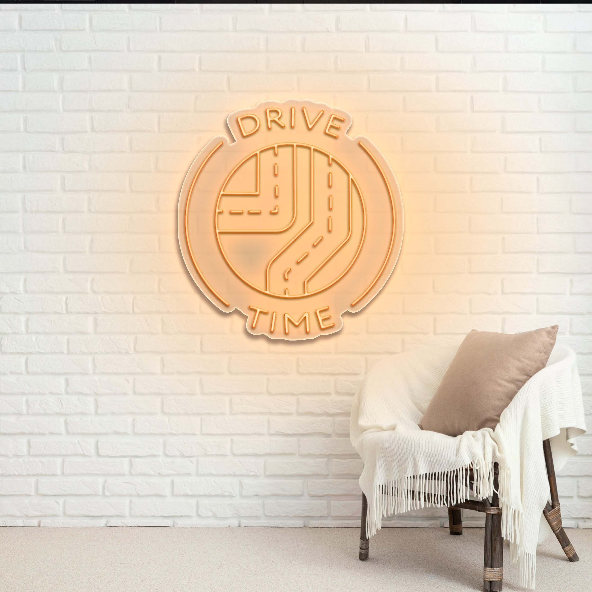 Drive Time - Premium Neon Artwork