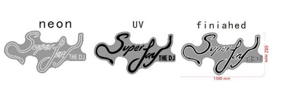Super Jay THE DJ - Premium Neon Artwork