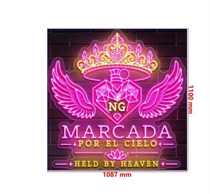 Marcada por el Cielo | 2nd version - Premium Neon Artwork