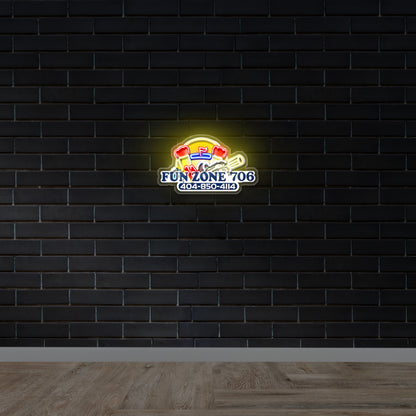 FUN ZONE 706 - Premium Neon Artwork
