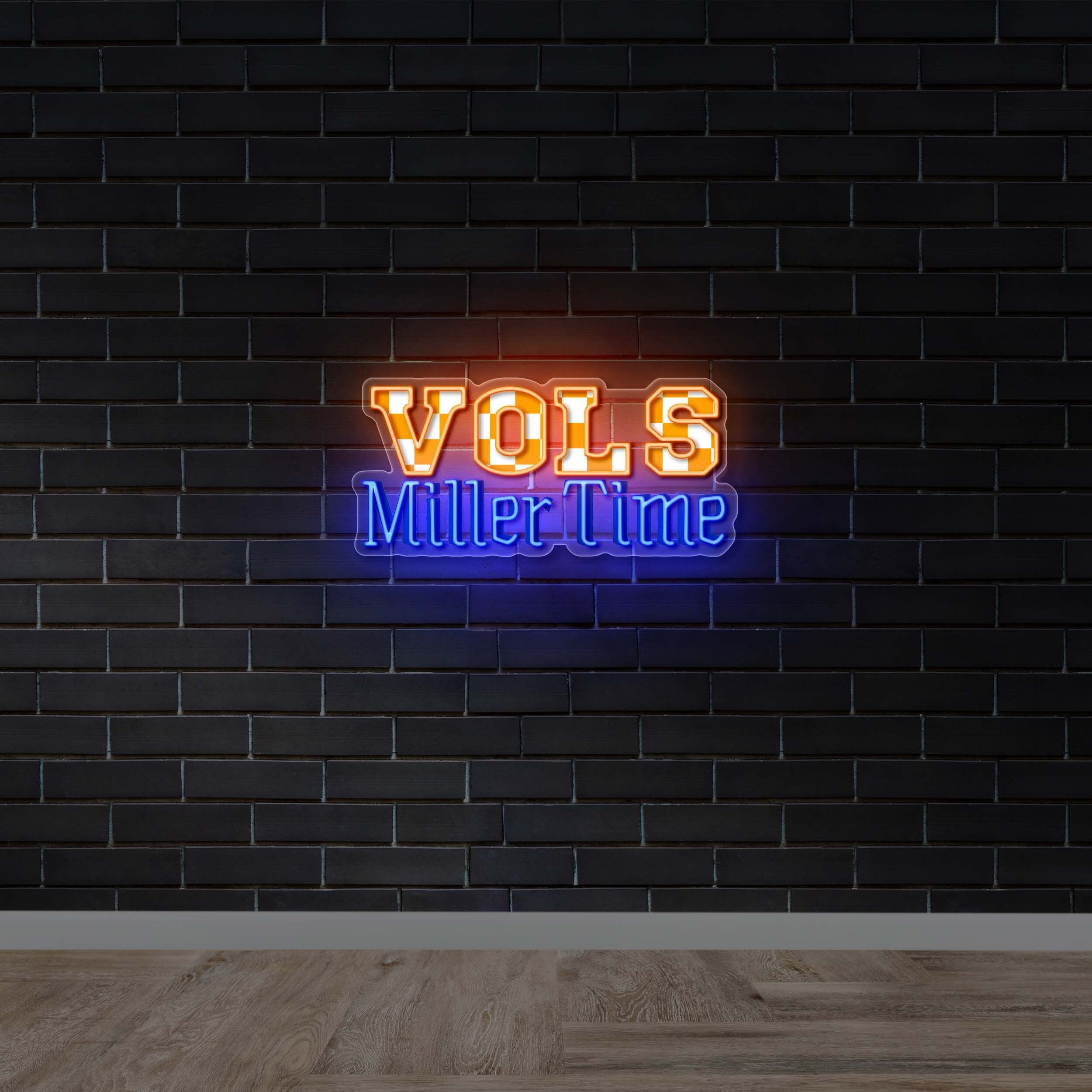 Vols Miller Time - Premium Neon Artwork