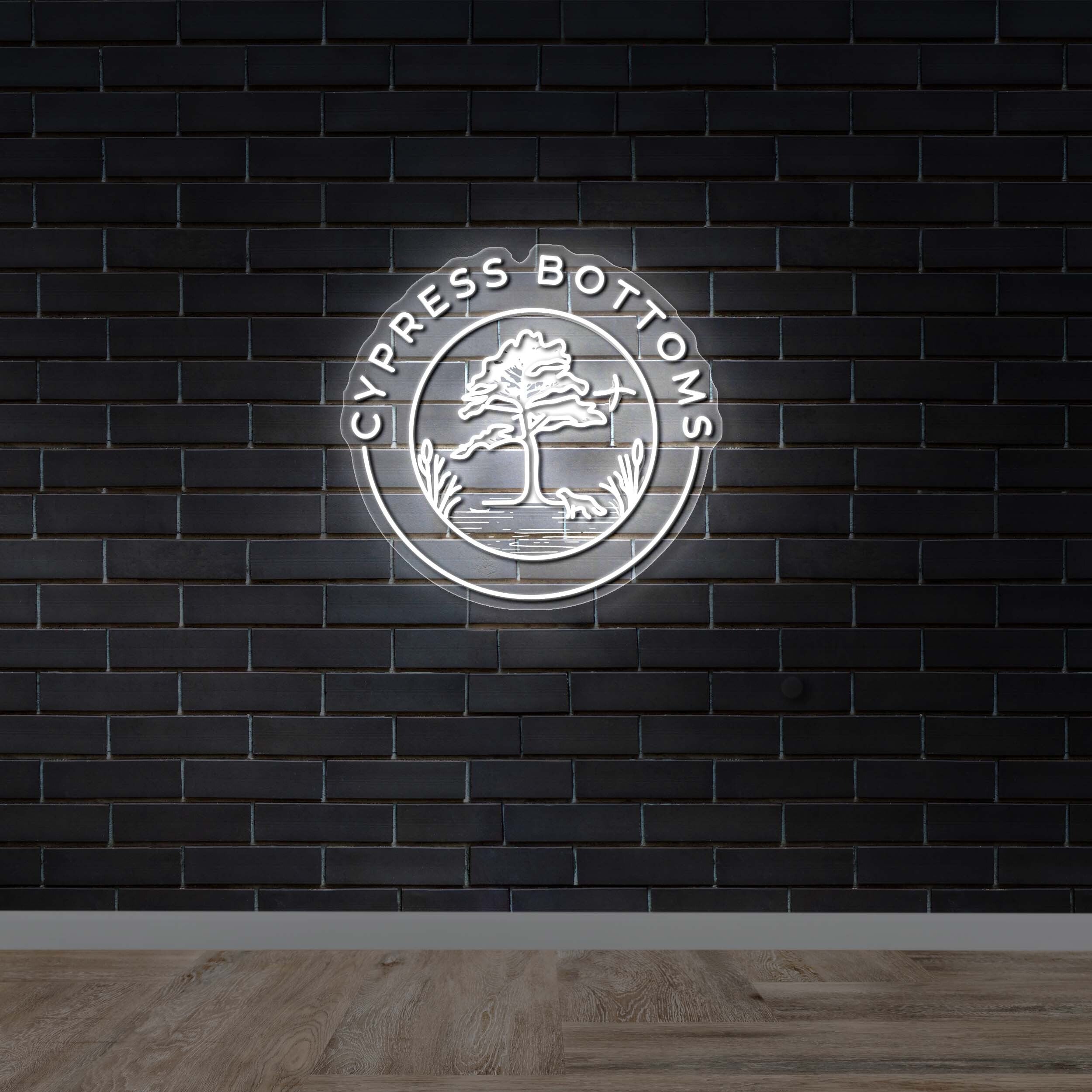 CYPRESS BOTTOMS - Premium Neon Artwork