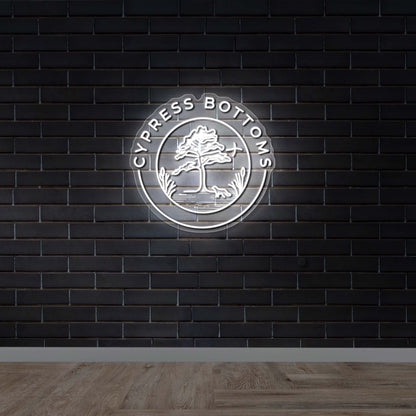 CYPRESS BOTTOMS - Premium Neon Artwork