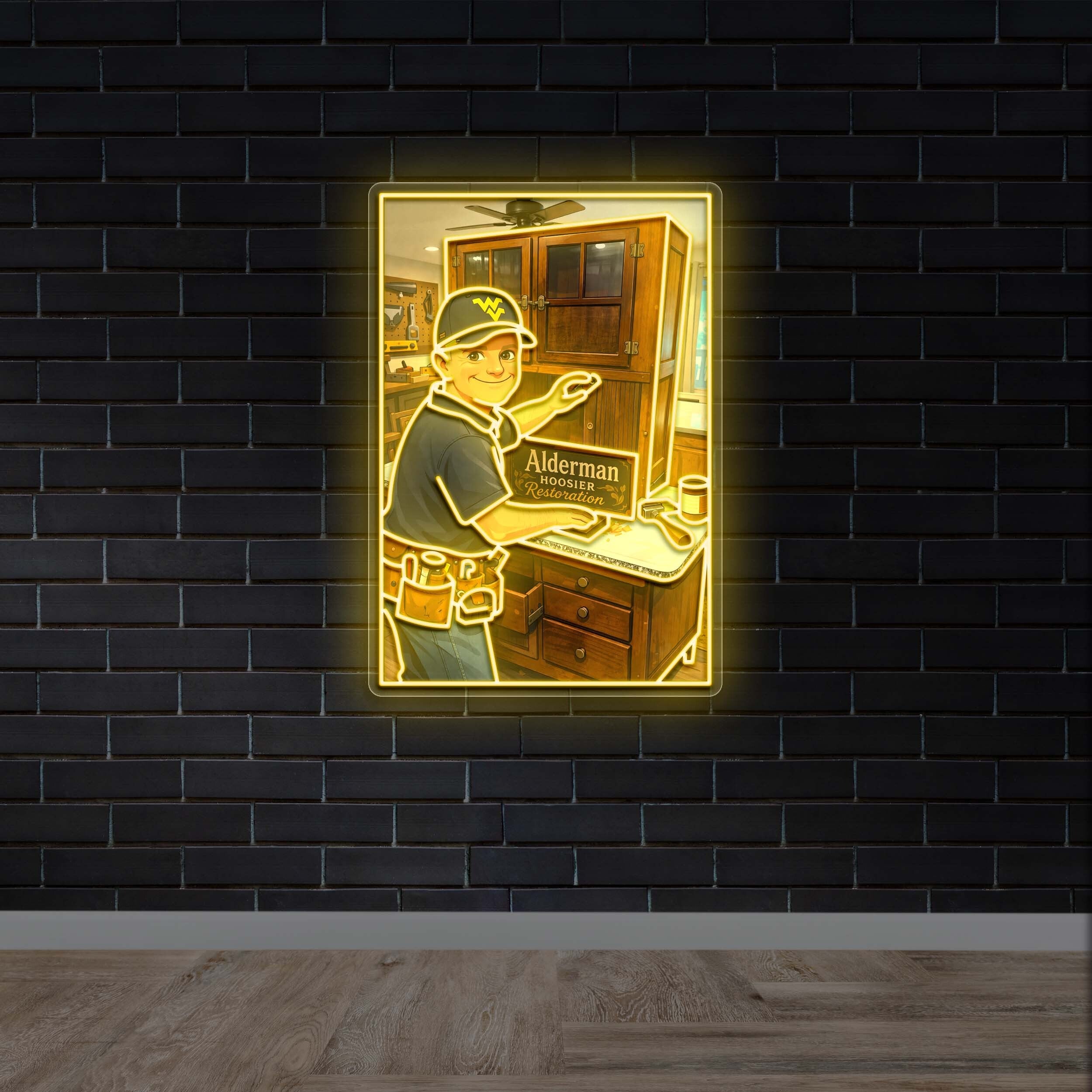 Alderman - Premium Neon Artwork