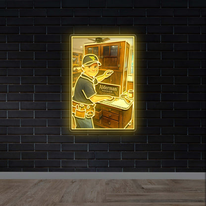 Alderman - Premium Neon Artwork